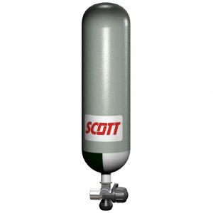 CYL-1640-RA 6ltr 300 bar Steel Cylinder | 3M Scott