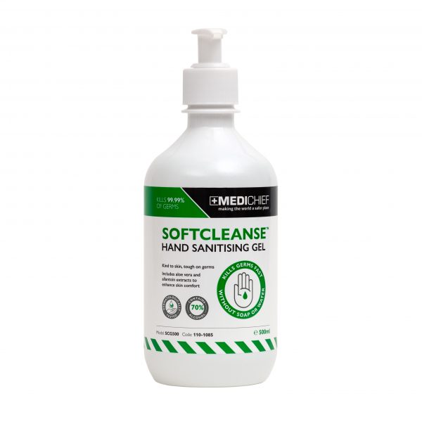 Hand Sanitiser Gel - 500ml (Pack of 6) | Medichief