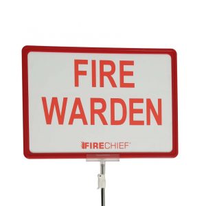 Telescopic Fire Warden Sign