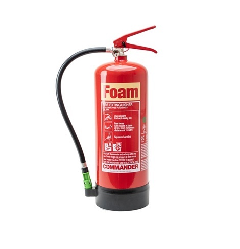 6ltr Fluorine Free Foam Fire Extinguisher